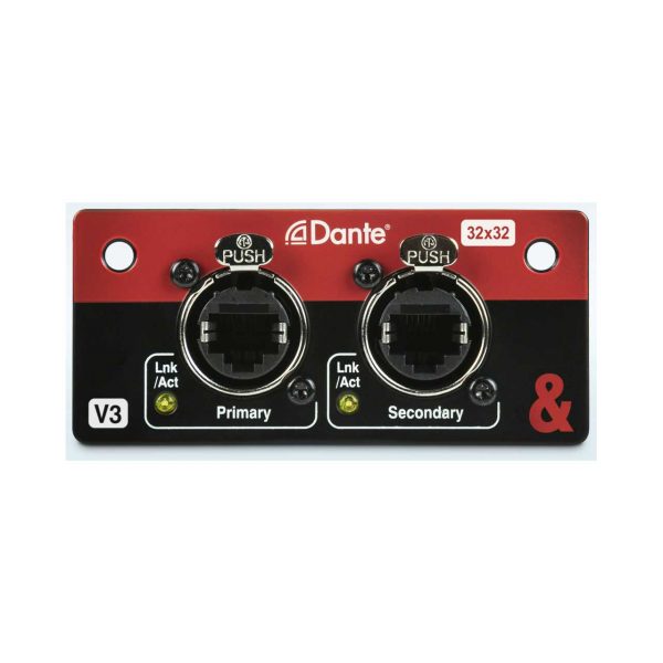 Allen & Heath AH-M-SQ-SDANTE32-A 32 x 32 SQ Dante Card for SQ & AHM Mixers - 96kHz or 48kHz