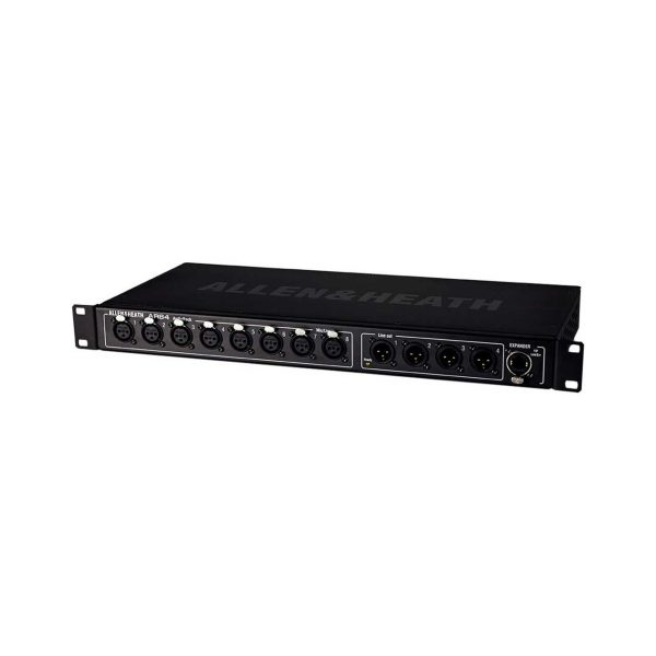 Allen & Heath AR2-84-BLK 8x4 Remote Audio Rack for GLD or QU Series Mixers