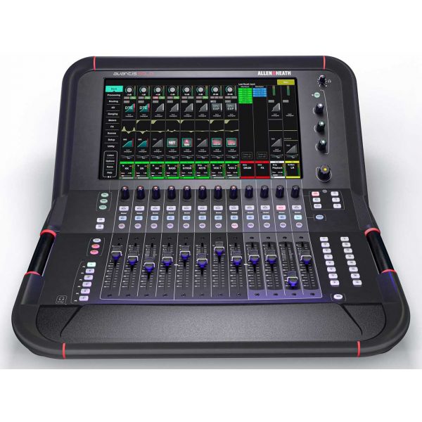 Allen & Heath AVANTIS-SOLO 64 Channel 12 Fader Digital Mixing Console w/ 15.6-Inch HD Capacitive Touchscreen w/ dPack