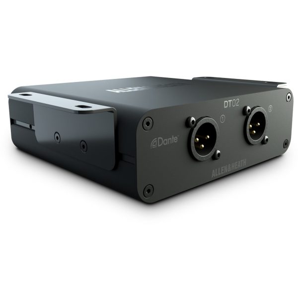 Allen & Heath DT-02-M 2-Output Dante Interface w/ XLR/PoE/DC - Switchable 48kHz / 96kHz - Surface Mount