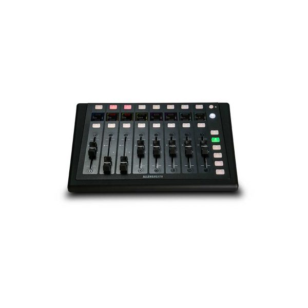Allen & Heath IP8 8-Motorized Fader Ethernet L3 Remote Controller for AHM Matrix/dLive and Avantis - PoE+ Powered or DC