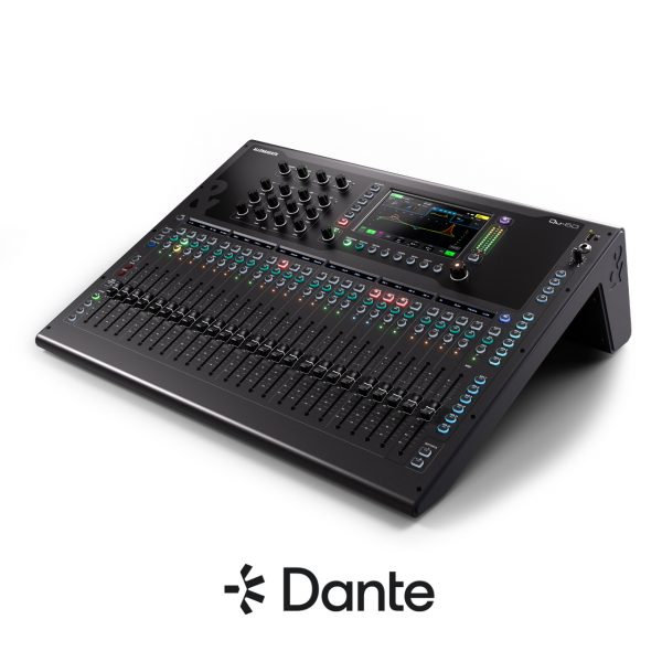 Allen & Heath QU-6D 38 Ch Digital Mixer 96kHz FPGA Core w/ 24+1 Onboard Preamps/16 Line Out - 16x16 Dante Interface