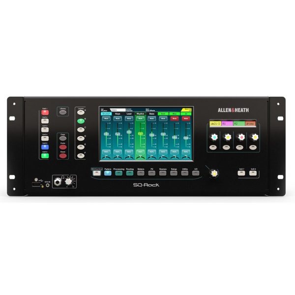 Allen & Heath SQ-RACK 4RU 48-Channel 96kHz Rackmount Digital Mixer for Live Sound / AV and Installations