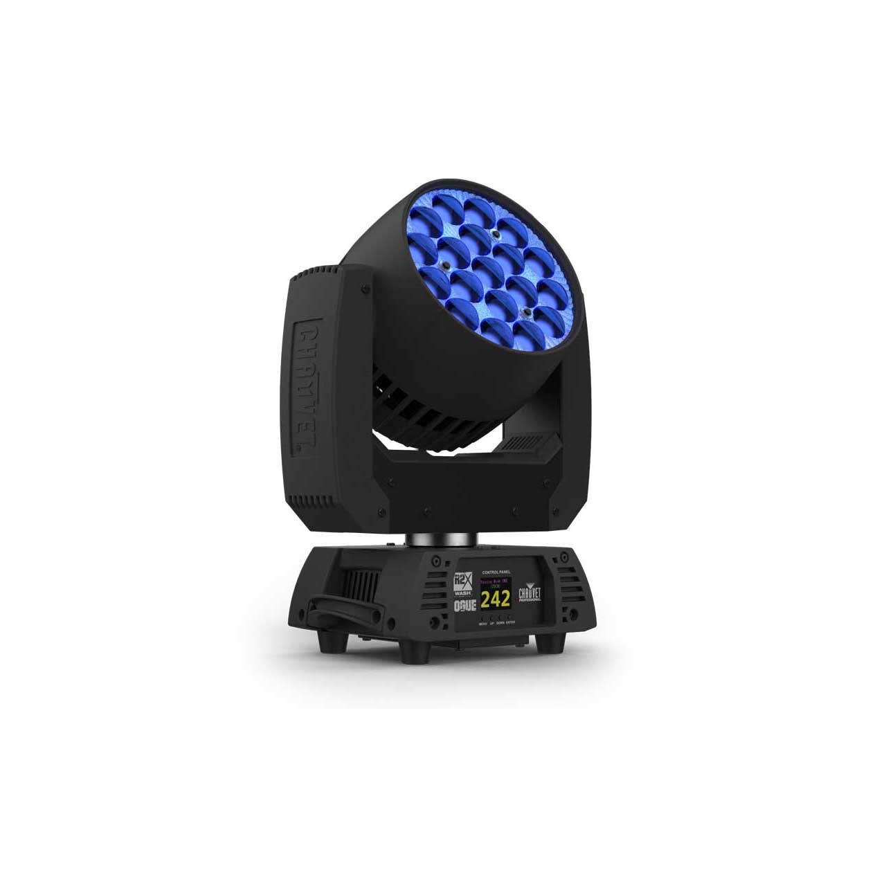 Chauvet ROGUE R2X WASH Compact Wash Mover w/ 7 15-Watt Quad LED & 8-30 Degree Zoom Range