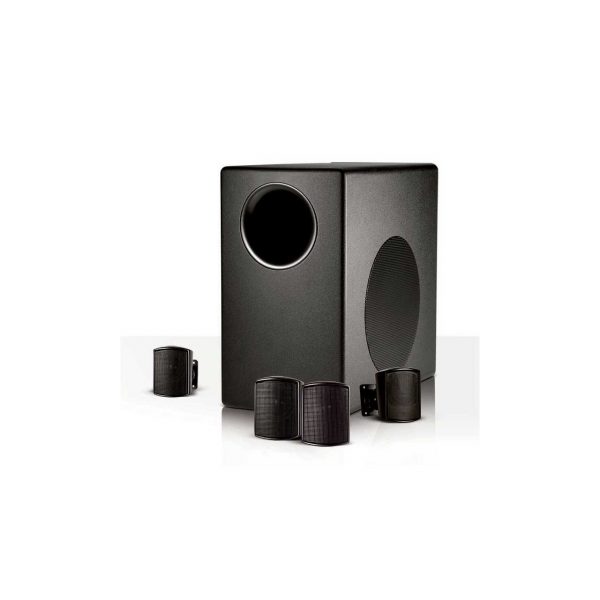JBL C50PACK Packaged Surface-Mount Subwoofer-Satellite Loudspeaker System - Black