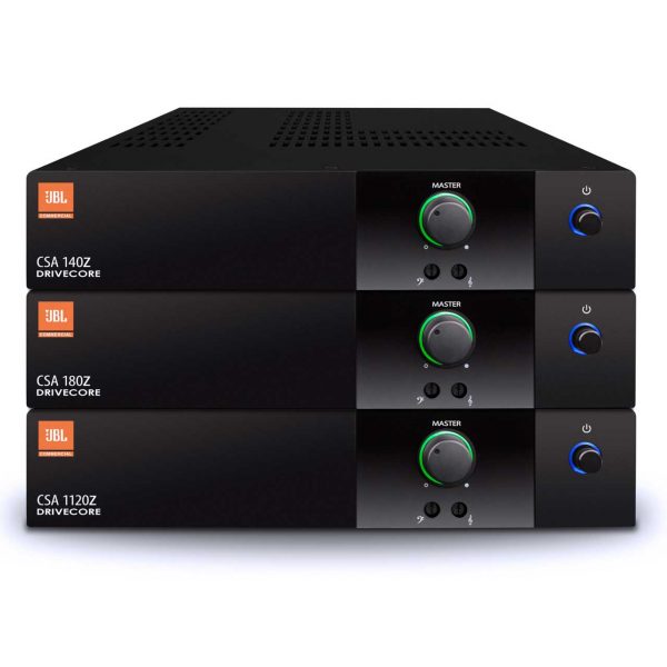 JBL CSA140Z 40W 1U Commercial DriveCore Amp - Built-in 70/100V Fanless
