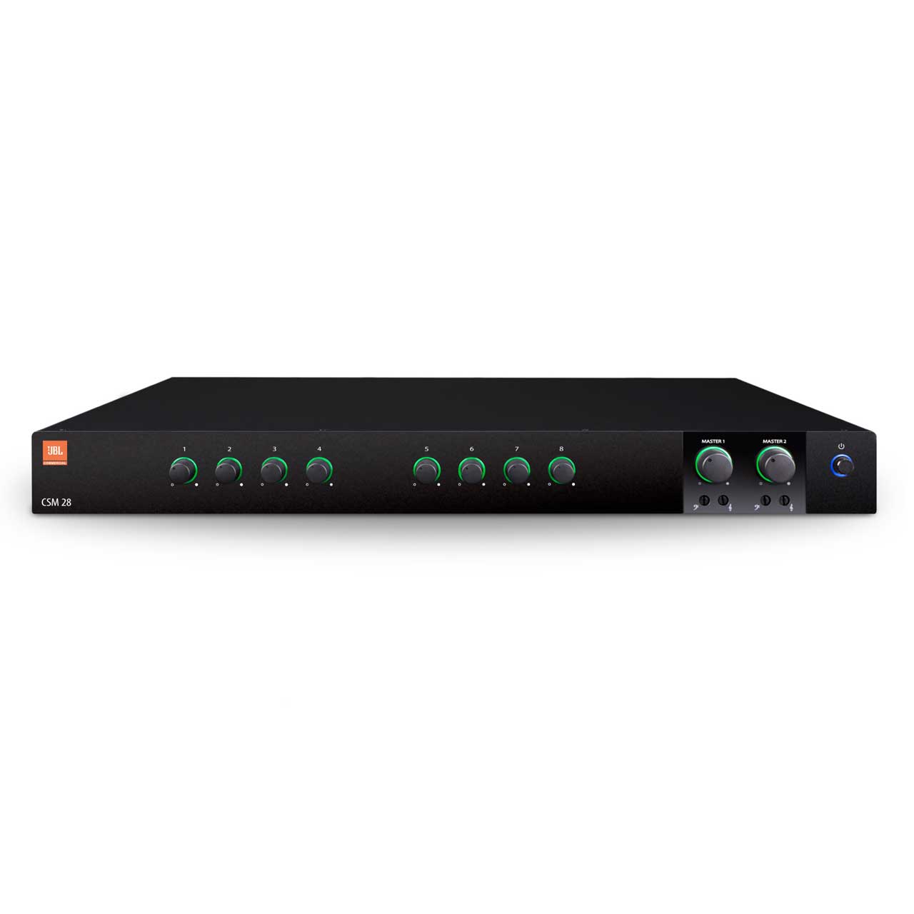 JBL CSM28 8 In / 2 Out Fanless Commercial Mixer with Euroblock Connectors