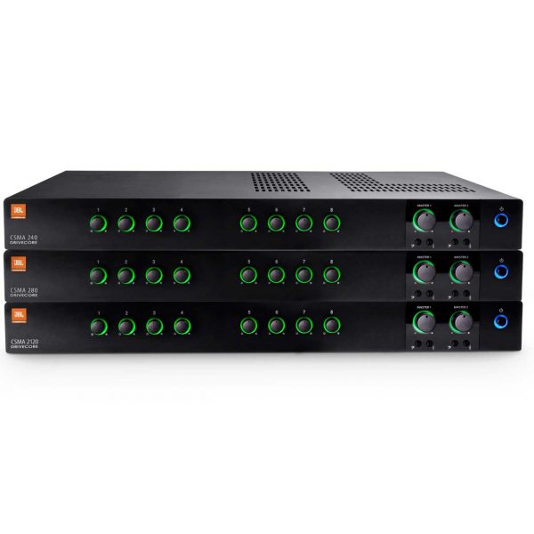 JBL CSMA 2120 Commercial Series Mixer/Amplifier - 8 Input/2 Output 120W