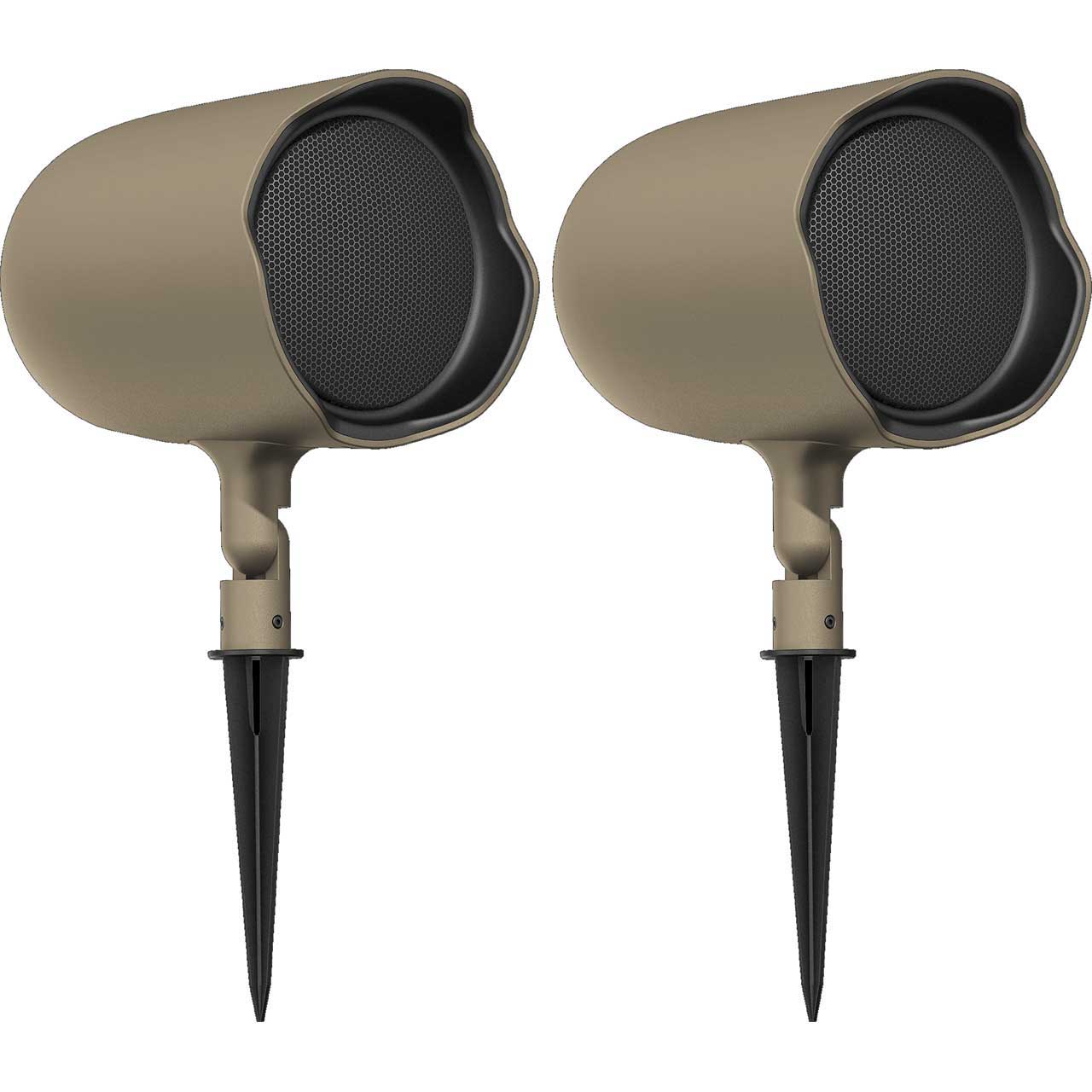 JBL GSF6-TN Ground-Stake Landscape Loudspeaker 200W Peak - Tan - Pair
