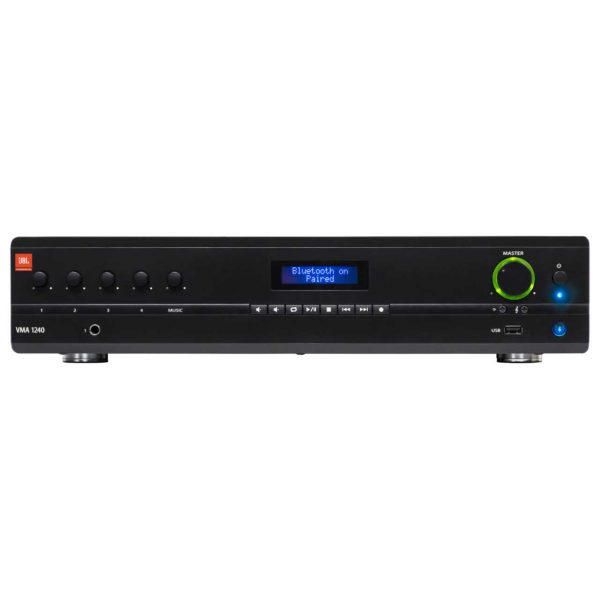JBL VMA1240 Commercial Series 240W Bluetooth-Enabled Mixer/Amplifier (5-In/1-Out)