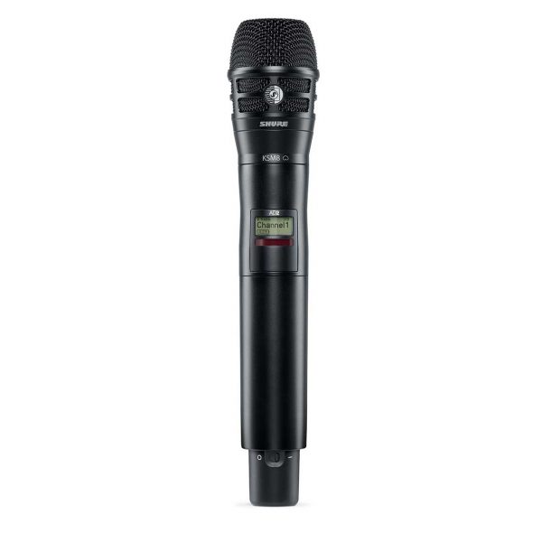 Shure AD2/K8B Axient Digital Handheld Wireless Transmitter w/ KSM8 Capsule - G57 Band (470 - 616MHz) - Black