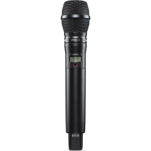 Shure ADX2FD/VP68 Axient Digital Handheld Transmitter w/ VP68 Capsule - Freq Diversity - G57 (470 - 616MHz)