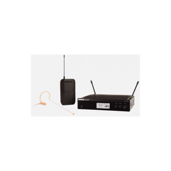 Shure BLX14R/MX53-J11 Wireless Bodypack Mic System w/MX153 Earset Microphone - J11- 596-616MHz