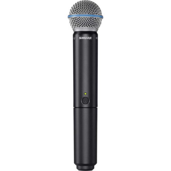 Shure BLX2/B58-H10 Handheld Wireless Microphone Transmitter Works with BLX Wireless Systems Frequency 542 - 572 MHz