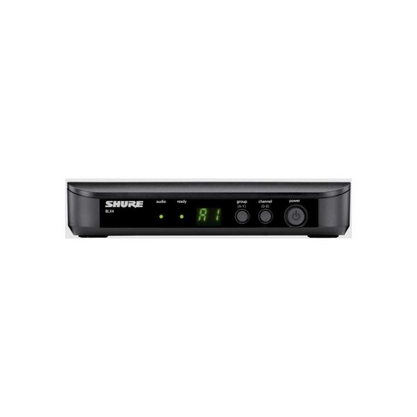 Shure BLX4-H9 Single Channel Wireless Receiver with Microprocessor-Controlled Internal Antenna Diversity Freq 512-542MHz