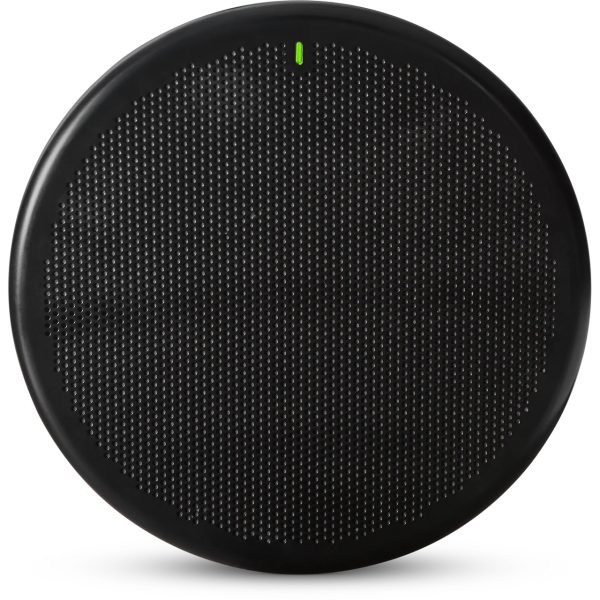 Shure DCA901 13.5-Inch Round 8-Channel Planar Array Ceiling Mic - Dante Compatible - Tailored for Broadcast Events