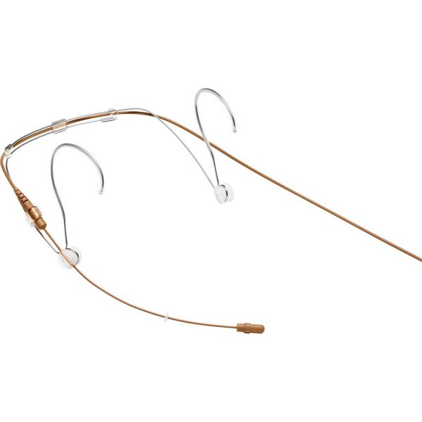 Shure DH5C/O-LM3 DuraPlex IP57 Omni Headset with LEMO Connector - Cocoa