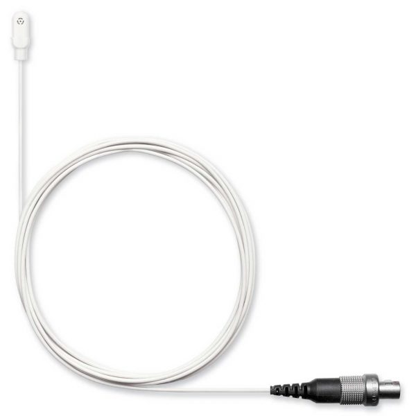 Shure DL4W/O-LM3-A DuraPlex IP57 Omni Lav Mic with LEMO Connector - White