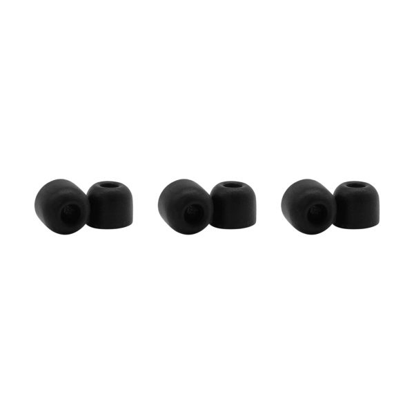 Shure EACYF1-6M Medium 100 Series Comply Foam Sleeves for Shure Earphones - 6-pack - 3 Pair