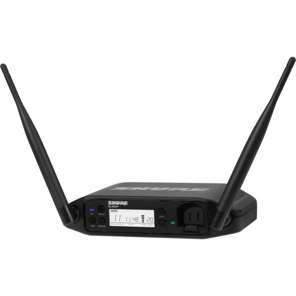 Shure GLXD4+ Dual-Band Wireless Tabletop Receiver - Includes LiIon Battery Z3 2.4 & 5.8GHz