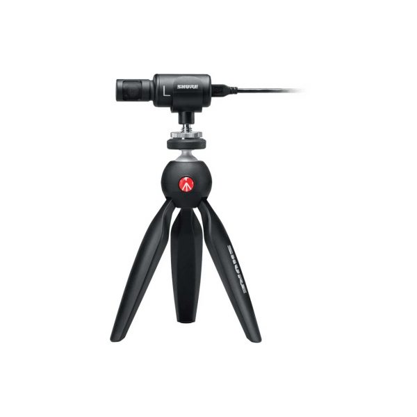 Shure MV88+DIG-VIDKIT Digital Stereo Condenser Microphone with Video Kit - with ShurePlus MOTIV Audio App
