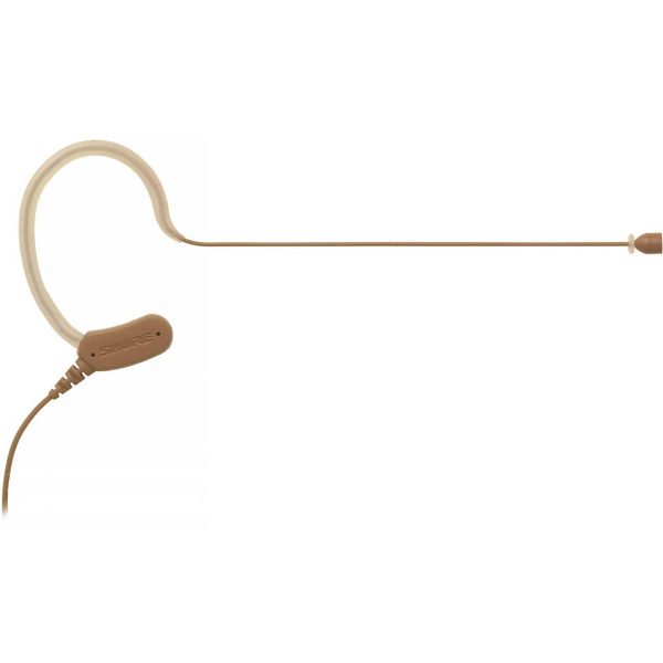 Shure MX153C/O-TQG Microflex Omnidirectional Headworn Microphone - Cocoa