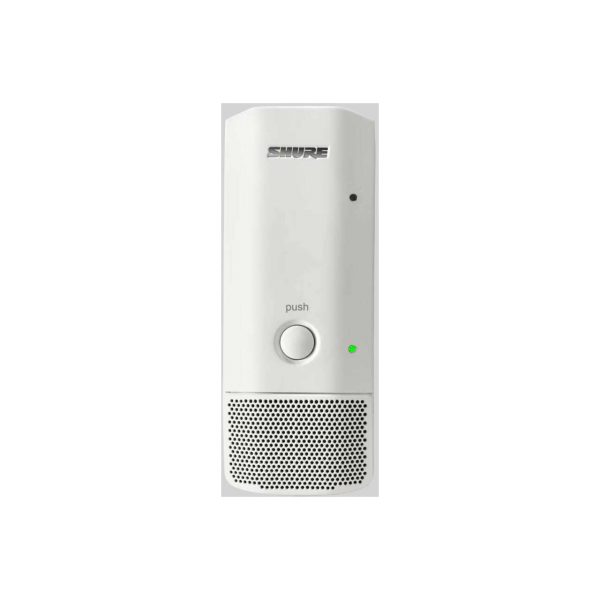 Shure Microflex MXW neXt 2 MXW6XW/C Boundary Transmitter with Cardioid Mic Cartridge - 1920-1930Mhz - White