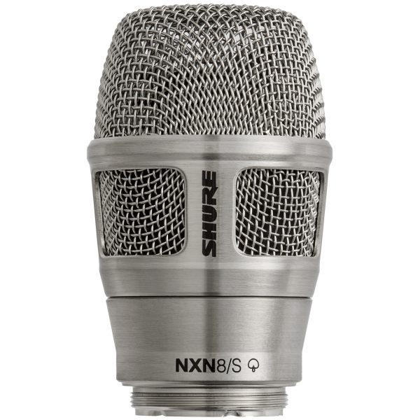 Shure Nexadyne 8/S Supercardioid Dynamic Wireless Capsule For Shure Handheld Transmitters - Nickel