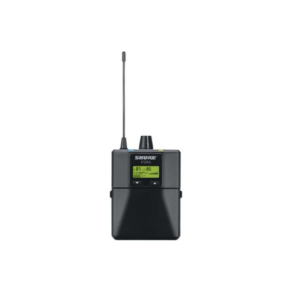 Shure P3RA-G20 Wireless Bodypack Receiver for PSM300 In Ear Monitor System - G20 Frequency 488-512 MHz