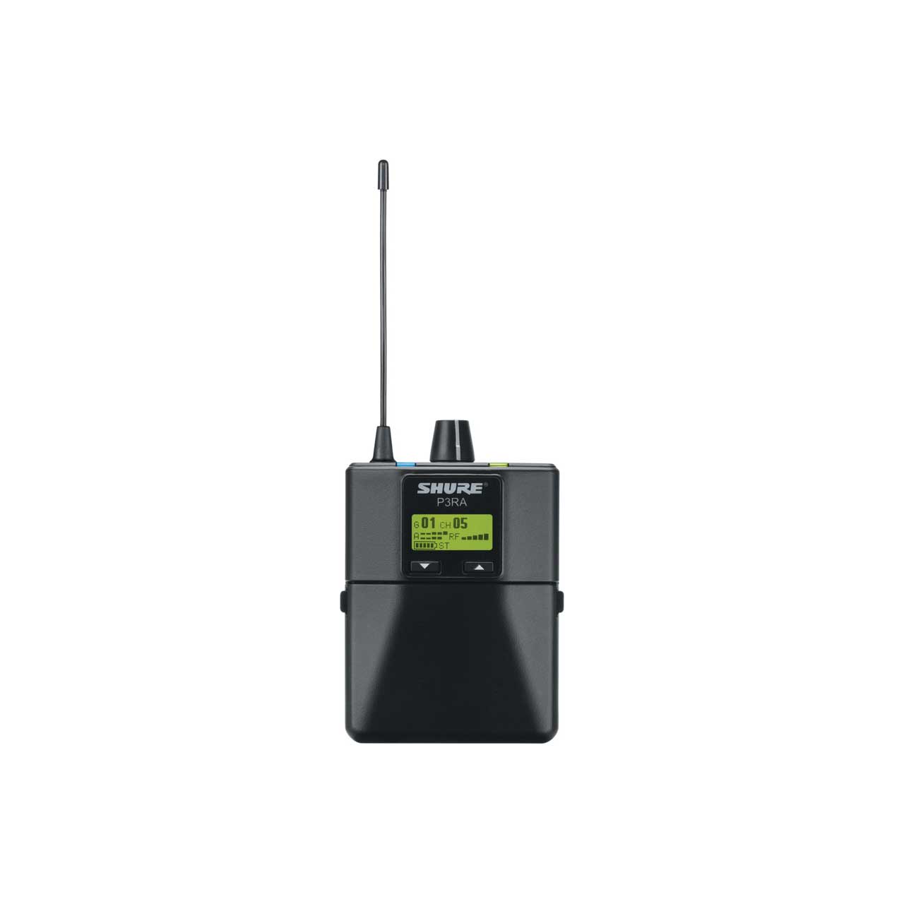 Shure P3RA-J13 Wireless Bodypack Receiver for PSM300 In Ear Monitor System - J13 Frequency 566-590 MHz