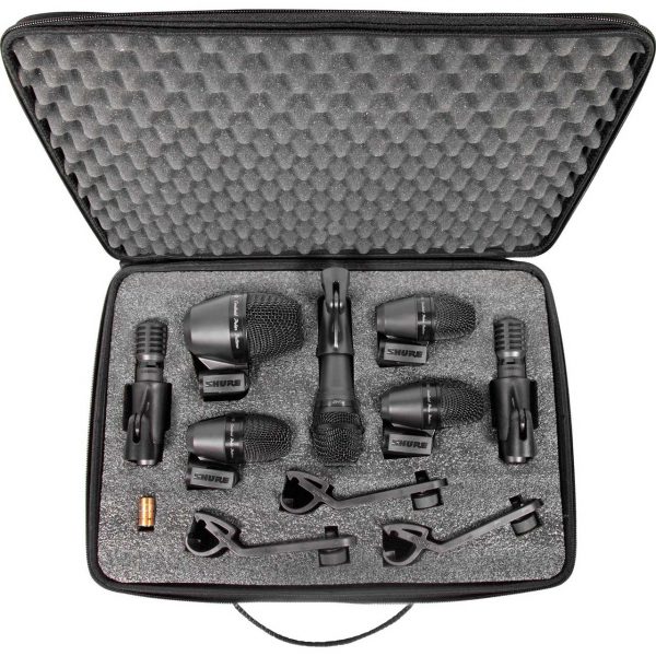 Shure PG Alta PGADRUMKIT7 7-Piece Drum Mic Kit Including Stand Adapters/Drum Mounts/Cables/Case