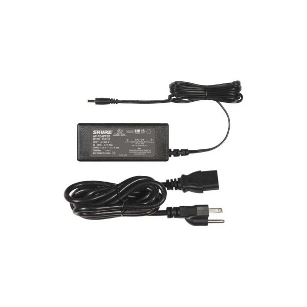 Shure PS51US 100 - 240 VAC Power Supply for 2 Bay Portable Battery Charger