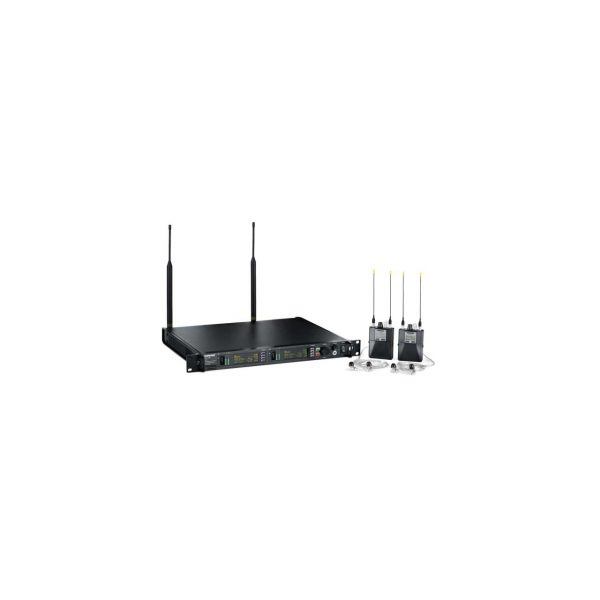 Shure PSM1000 2-Channel Personal In-Ear Monitor System w/2x Body-pack Receivers & 2x Earphones - 614-616MHz