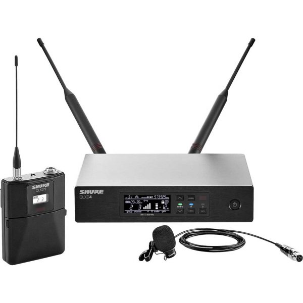 Shure QLXD14/84-V50 Digital Wireless Mic System with WL184m Lav Mic 174MHz - 216MHz