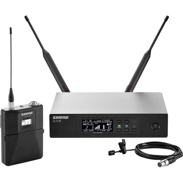 Shure QLXD14/93-V50 WL93 Lavalier Microphone System 174MHz - 216MHz