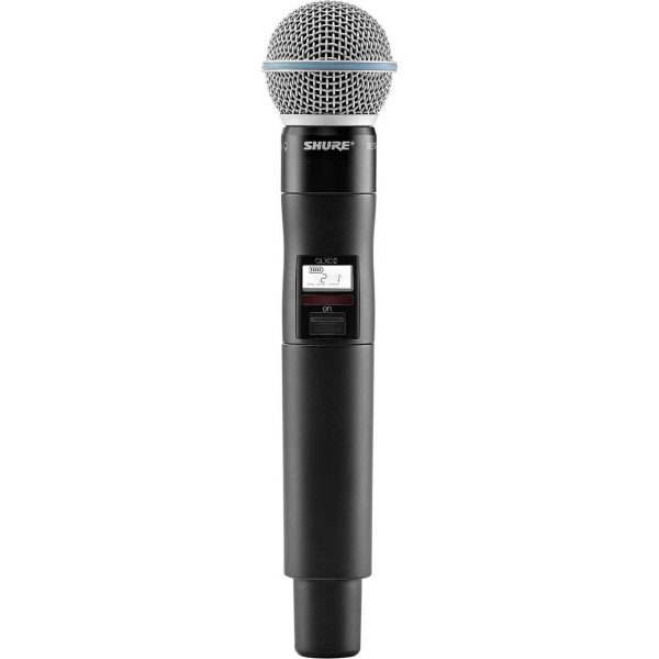 Shure QLXD2/B58-V50 Handheld Transmitter with Beta58A Microphone 174MHz - 216MHz