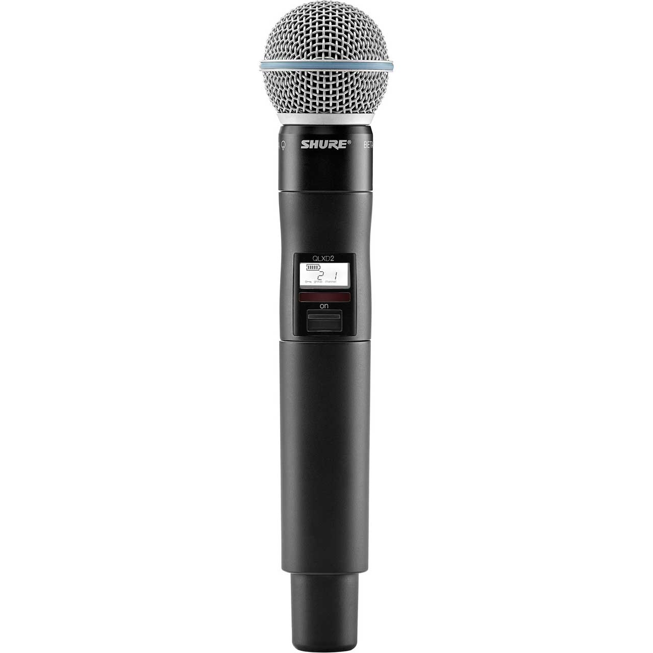 Shure QLXD2/B58-V50 Handheld Transmitter with Beta58A Microphone 174MHz - 216MHz