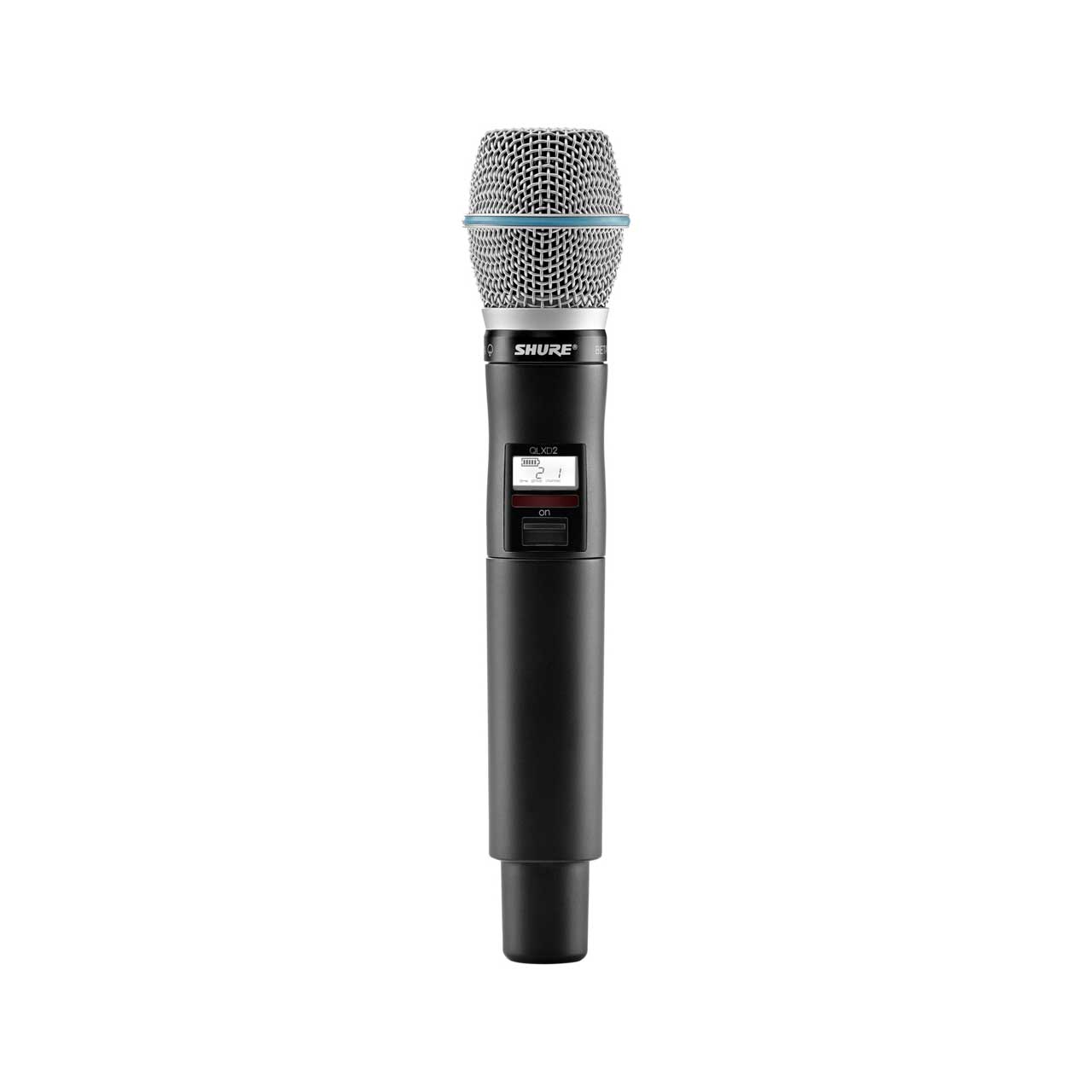 Shure QLXD2/B87A-J50A Handheld Transmitter with Beta87A Wireless Microphone