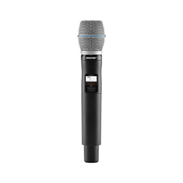 Shure QLXD2/B87A-V50 Handheld Transmitter with Beta87A Microphone 174MHz - 216MHz