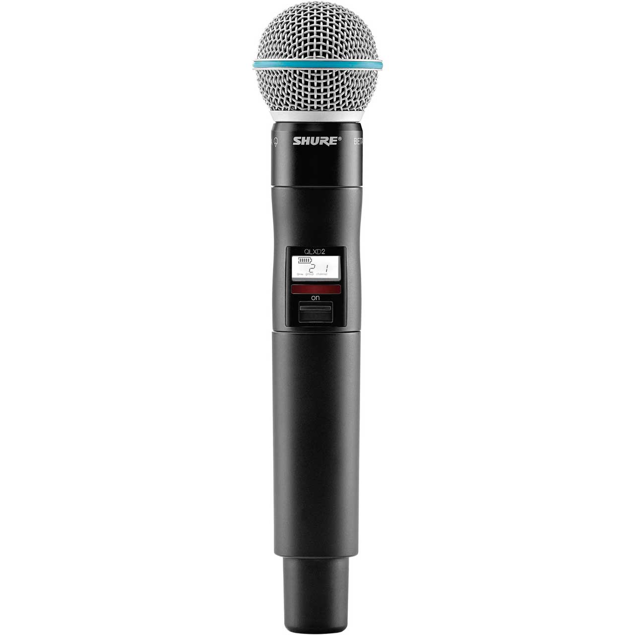 Shure QLXD2/Beta58A-G50 Handheld Transmitter with Beta58A Microphone - (470 - 534 MHz)