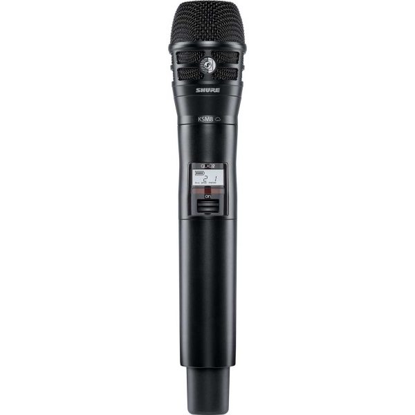 Shure QLXD2/K8B Black QLXD HH Transmitter with KSM8 Capsule - H50 530-602 MHz