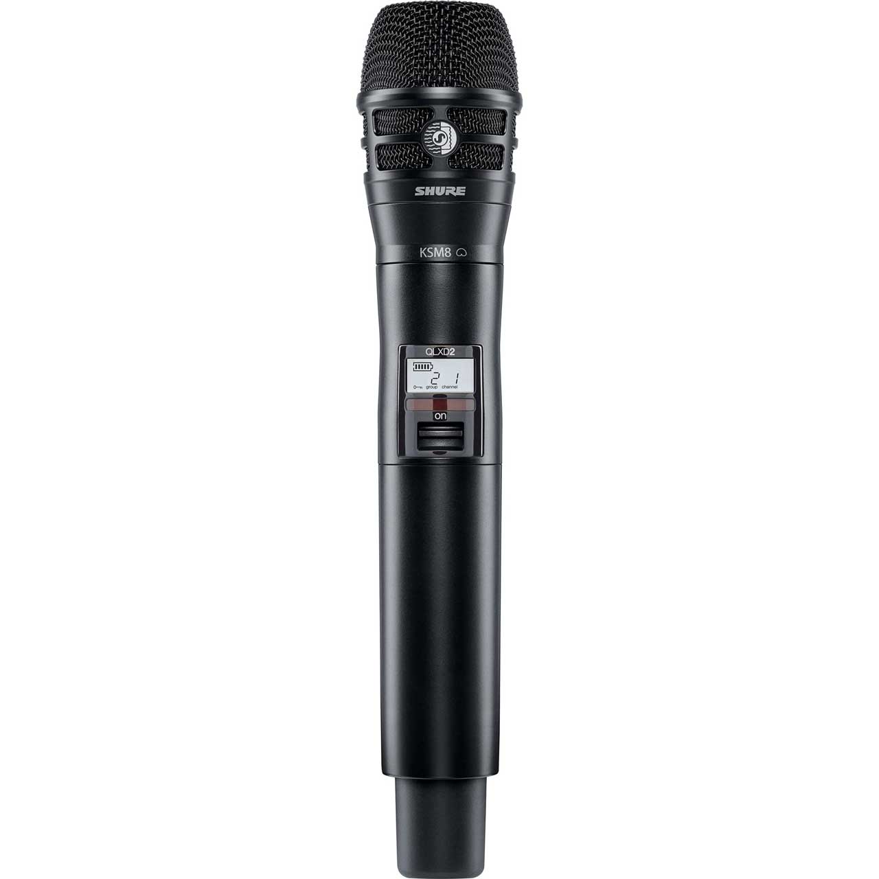 Shure QLXD2/K8B Black QLXD HH Transmitter with KSM8 Capsule - H50 530-602 MHz