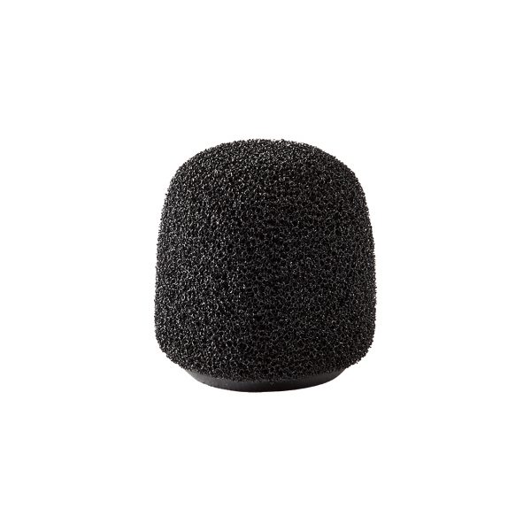 Shure RK187WS-B Snap Fit Windscreen for WL183m/WL184m/WL185m Lavalier Mic - 4 Pack - Black