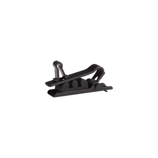 Shure RPM40STC/B Single Mount Tie Clip for TwinPlex Lavalier Mics - Black - 3 Pack