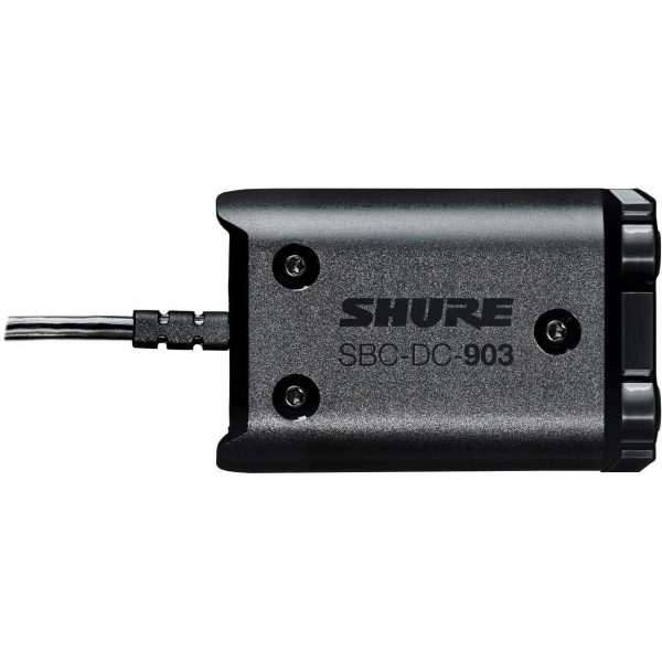 Shure SBC-DC-903 DC Battery Eliminator for use with SLXD5 Digital Wireless Portable Receivers