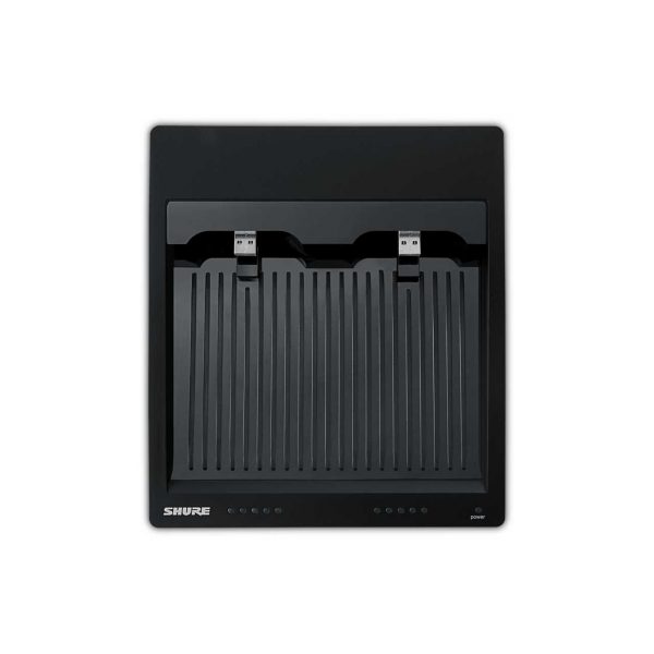Shure SBC250-US 2-Bay Networked Charging Station for ULXD6 or ULXD8 Transmitters - PS Included