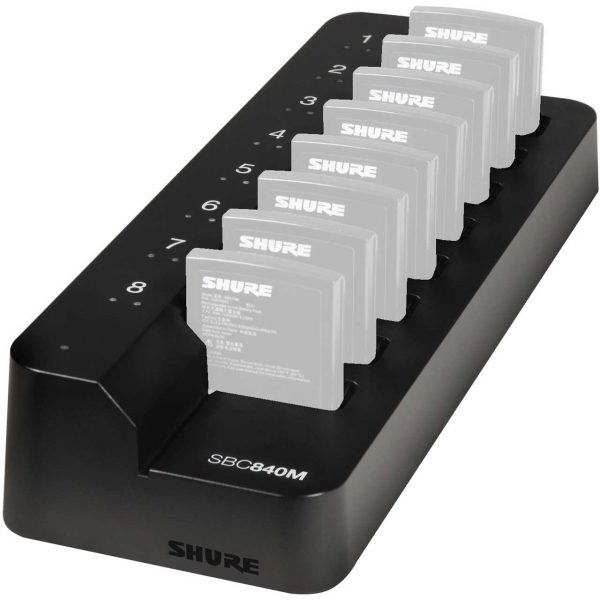 Shure SBC840M 8-Bay Networked Charger for SB910M Batteries