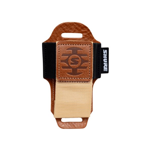 Shure SH-BODYPACK-PTN-L Premium Tan Leather Wireless Bodypack Transmitter Pouch