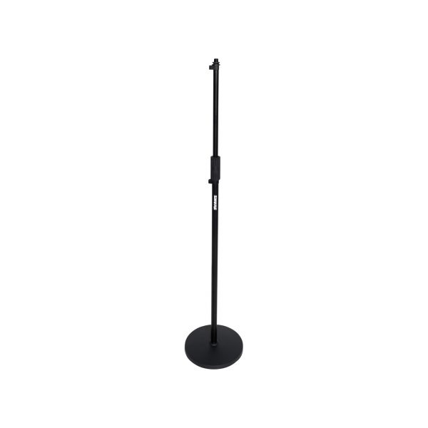 Shure SH-RBMICSTAND10 Round Base Mic Stand with Standard Height-Adjustable Twist Clutch and 10 Inch Base