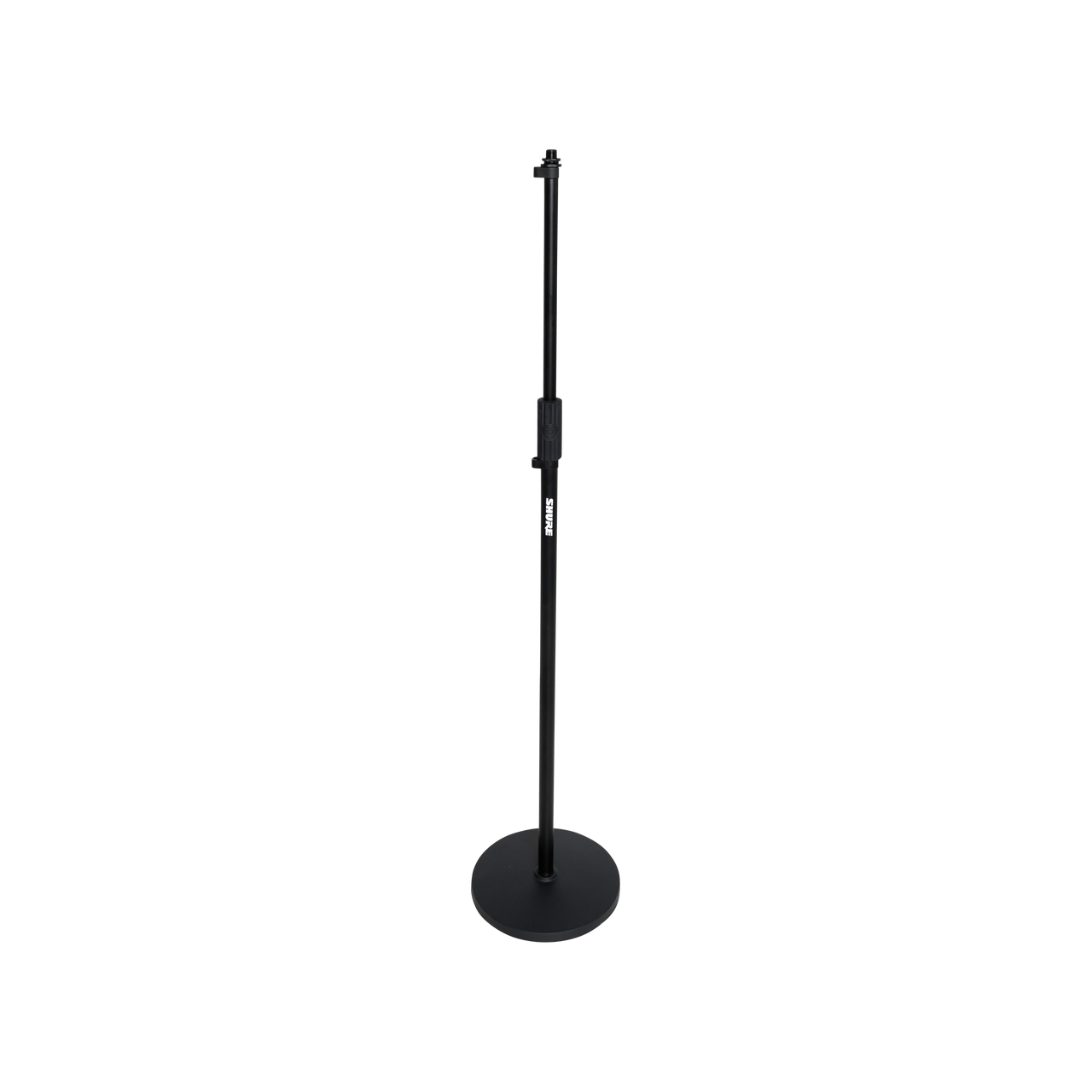 Shure SH-RBMICSTAND10 Round Base Mic Stand with Standard Height-Adjustable Twist Clutch and 10 Inch Base